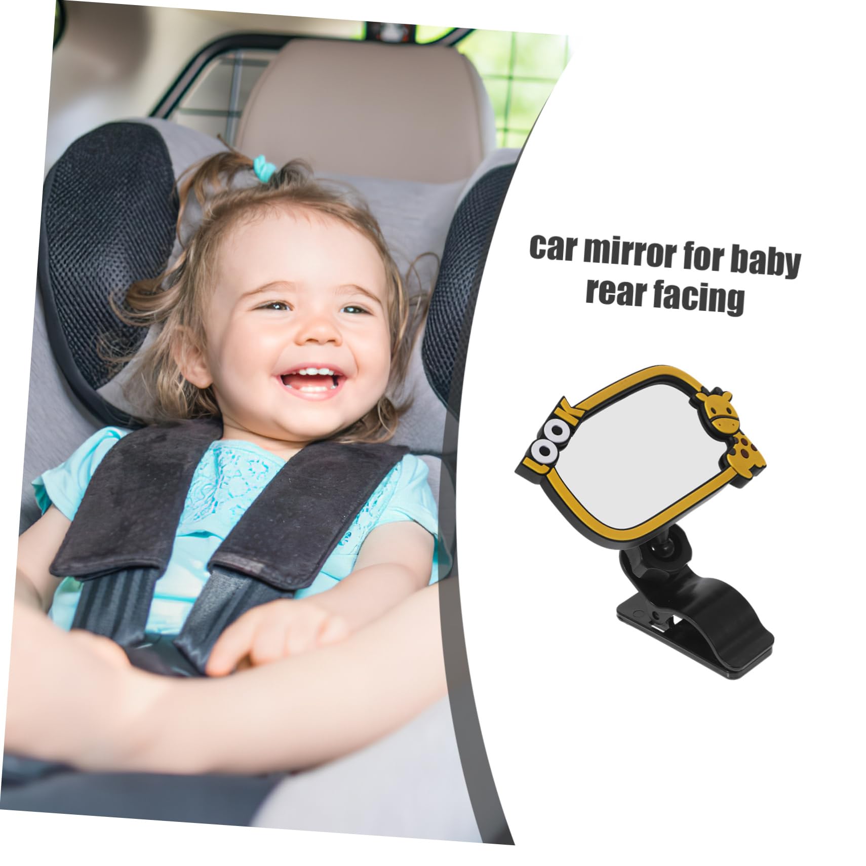 Yardwe 5 Pièces Rétroviseurs intérieurs et extérieurs miroir bébé voiture arrière miroir d'observation pour bébé de l'enfant rétroviseur intérieur Un verre