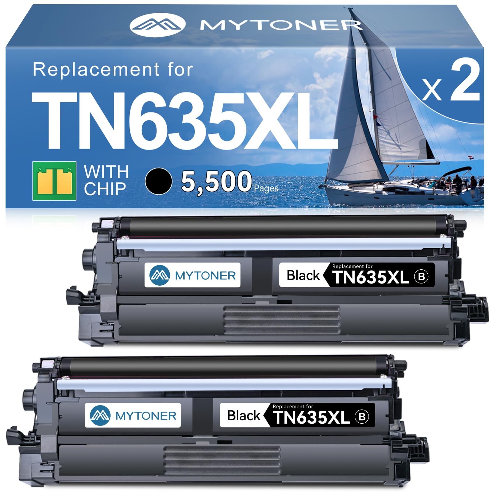 TN635XL Toner Replacement for Brother TN635XL TN635 for L8430CDW L8430CDWT