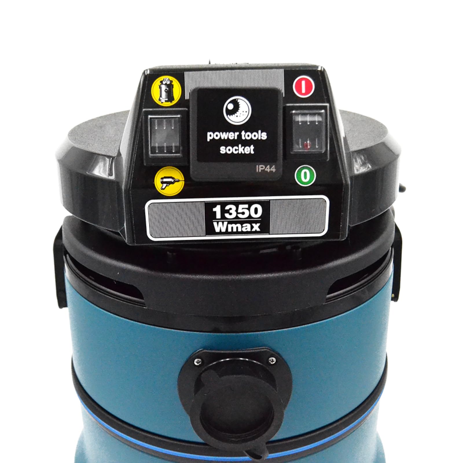 Aspirapolvere Professionale ProfiClean Pc 35 Tools Nv, Aspiratore Solidi e Liquidi, 1350W Max con Presa Integrata per Elettroutensili, Rotelle e Kit Accessori, 35 Litri, Pe-Hd