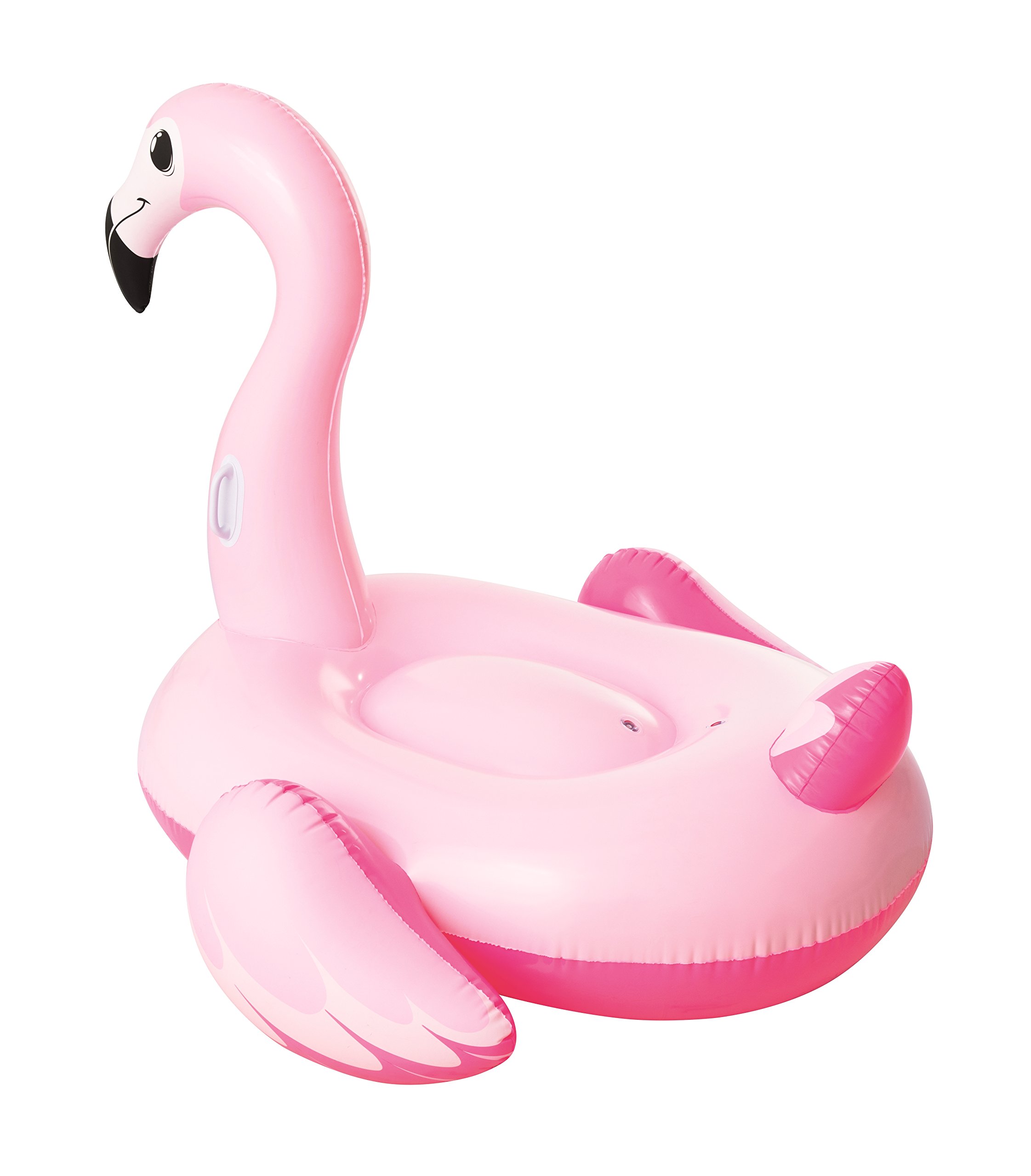 Bestway 41110 Float'nFashion Fenicottero Rosa Cavalcabile Gigante con Maniglie 1,91m x 1,78m