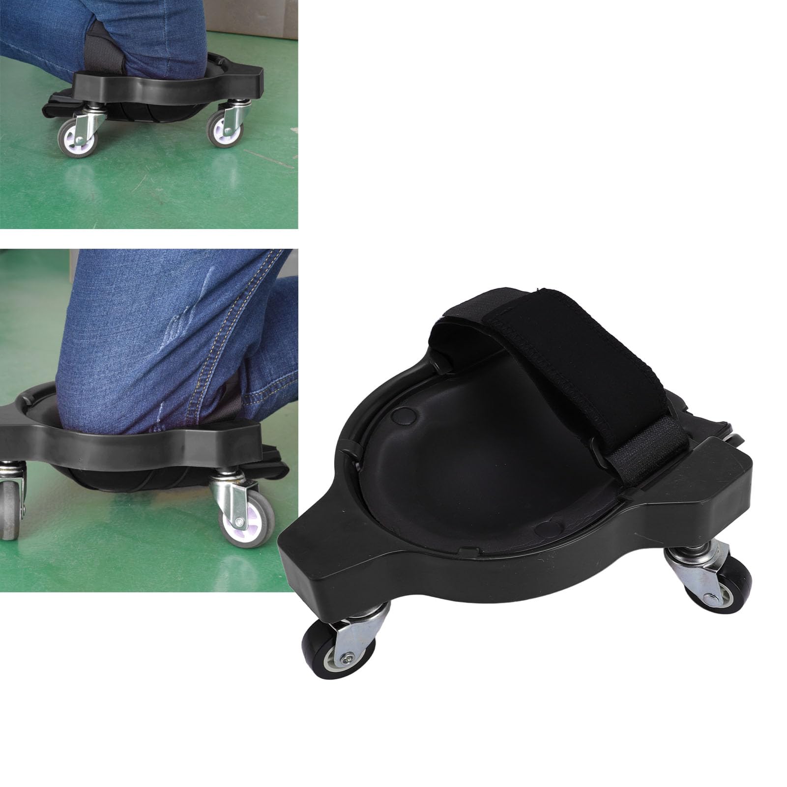 CHICIRIS Pequeña de Rodilla Enrollable Rodilla, Almohadilla de Ergonómica con Materiales Premium para Uso Multipropósito, Maniobrabilidad Mejorada para Tareas de Taller, Reparaciones en el Hogar,