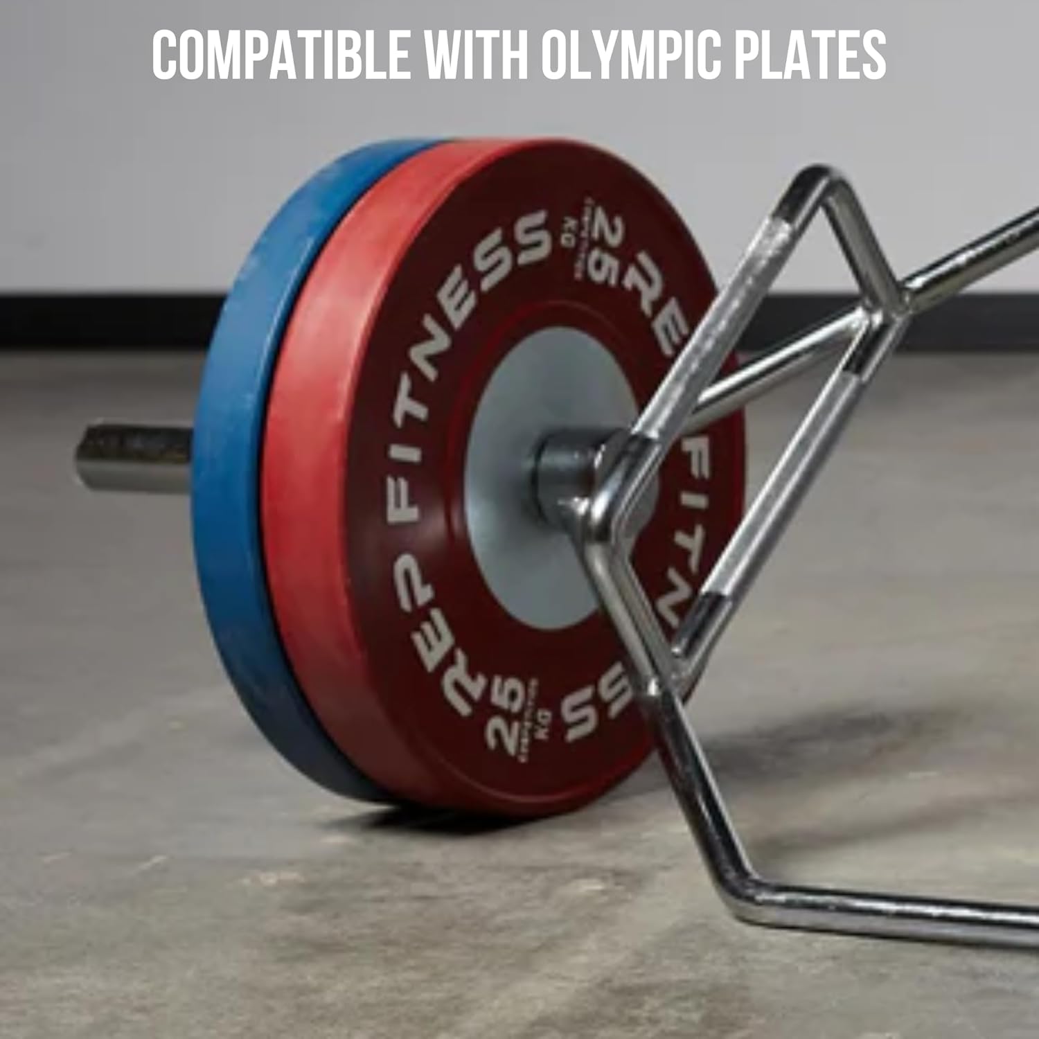 REP Fitness Trap Bar | Olympic Hex Barbell for Deadlifts and Squats | Weightlifting Equipment for Home Gym | 1000 LB Capacity | Knurled Handles | Rackable Bar for Strength Training