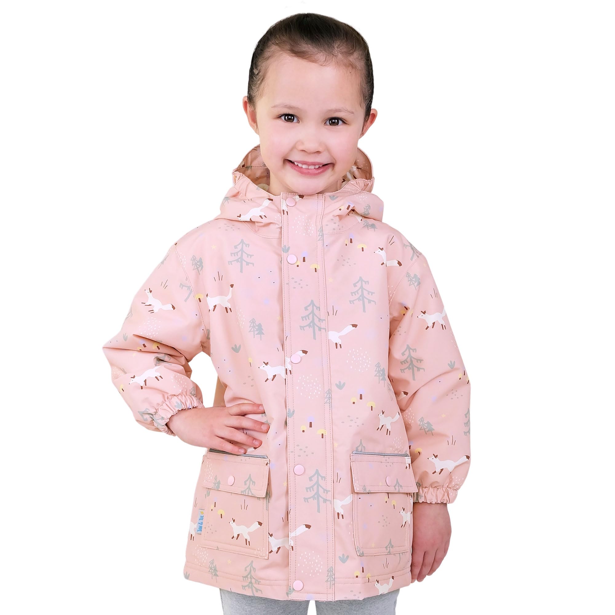 JAN &amp; JUL Waterproof Cozy-Dry Rain Jacket for Kids