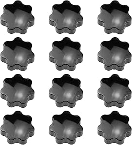 EJ.life Bouton En Forme D'étoile Bouton De Machine-outil, 10pcs M5 * 16