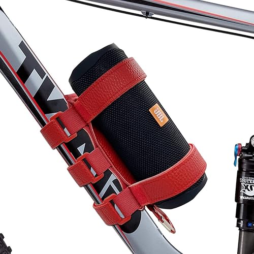 Miniatura 1 de Soporte de altavoz portátil para carrito de golf, se adapta a la mayoría de altavoces inalámbricos Bluetooth (rojo)