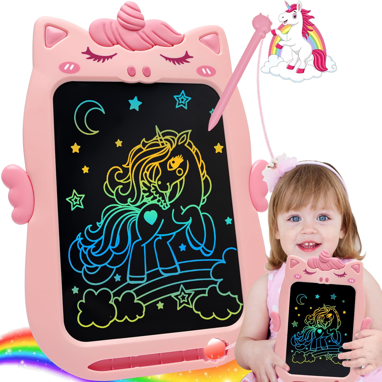 10-Inch LCD Writing Tablet and Doodle Board for Toddlers (Ages 1-5)