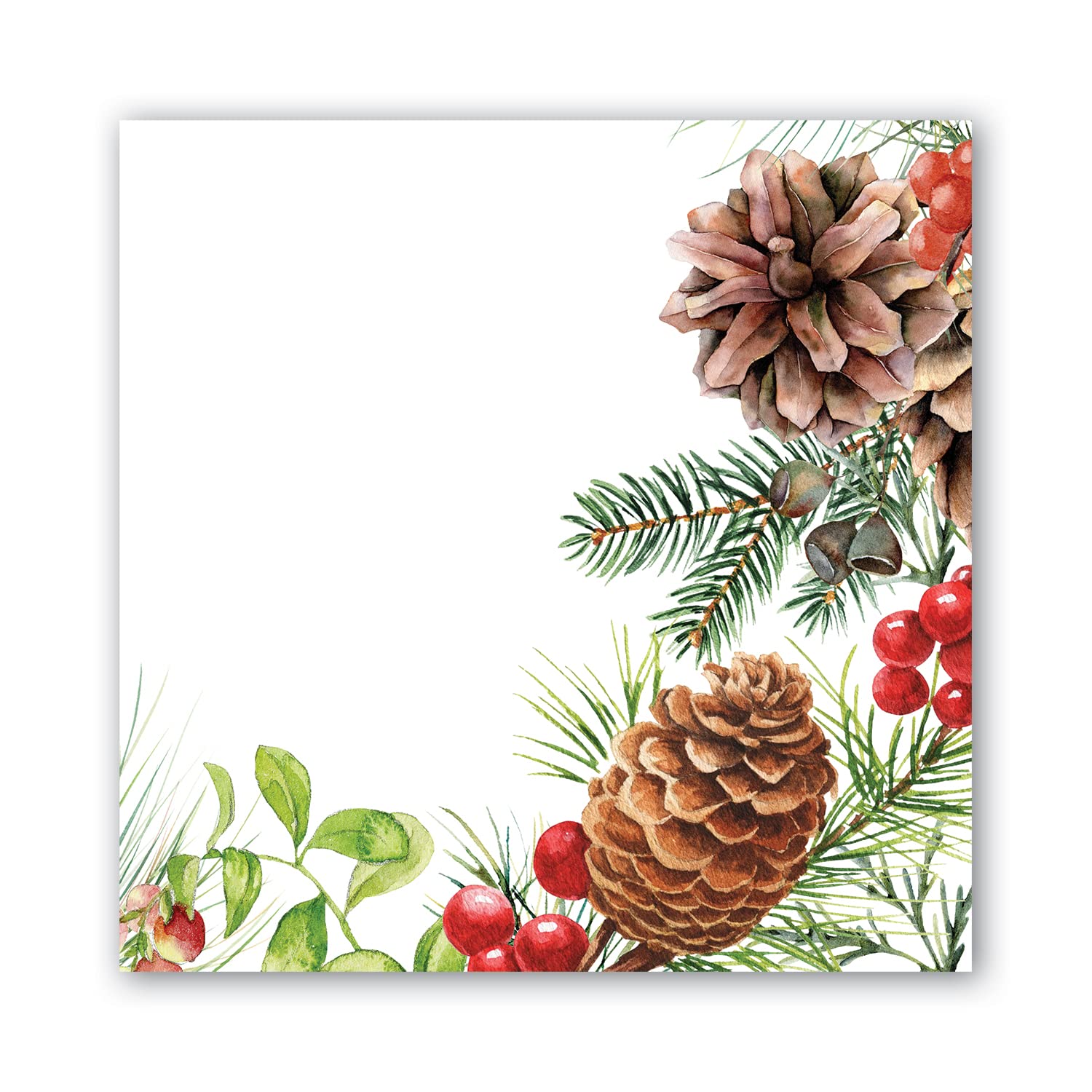 Michel Design Works Luncheon Napkins, White Spruce