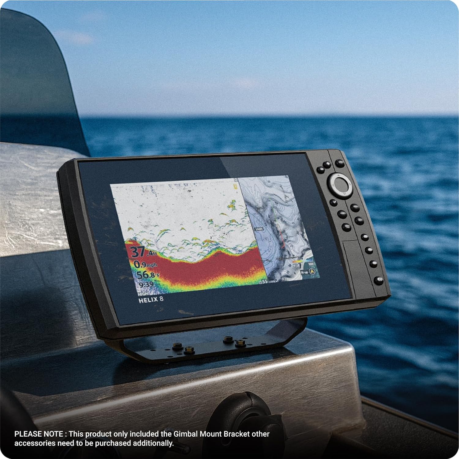 TUSITA Gimbal Mount Compatible with Humminbird Helix 8 9 10 Fish Finder 740149-1