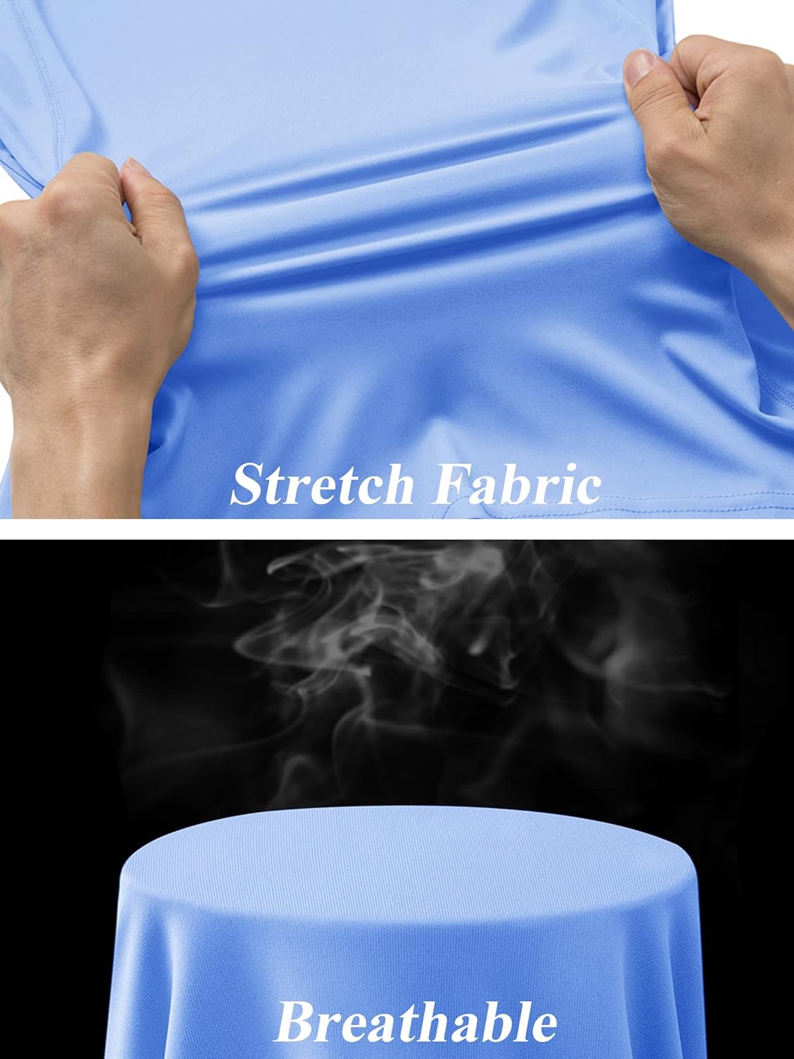 TACVASEN Women's Quarter Zip Pullover Golf Shirts UPF 50+ Long Sleeve Sun Shirts UV Protection Workout Tops - Image 7