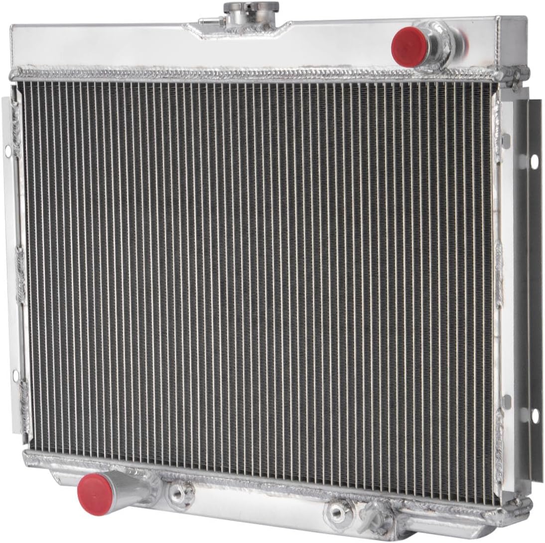 Aluminum Radiator for Ford 67-69 Fairlane Ranchero/67-68 Falcon/67-70 Mustang/68-70 Mercury Cougar XR7 V8 3 Row Radiators