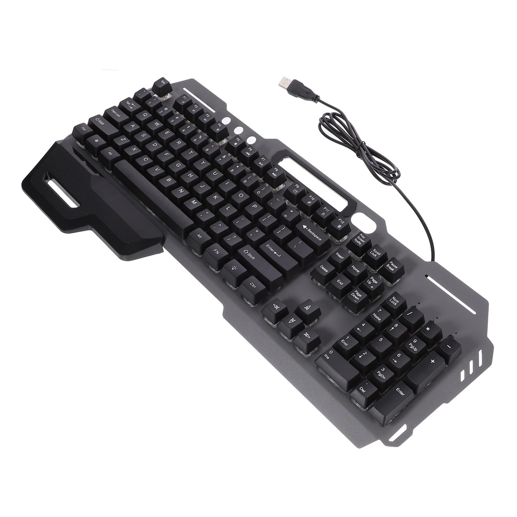 Clavier de jeu filaire noir USB iplusmile pour PC de bureau fixe - 8
