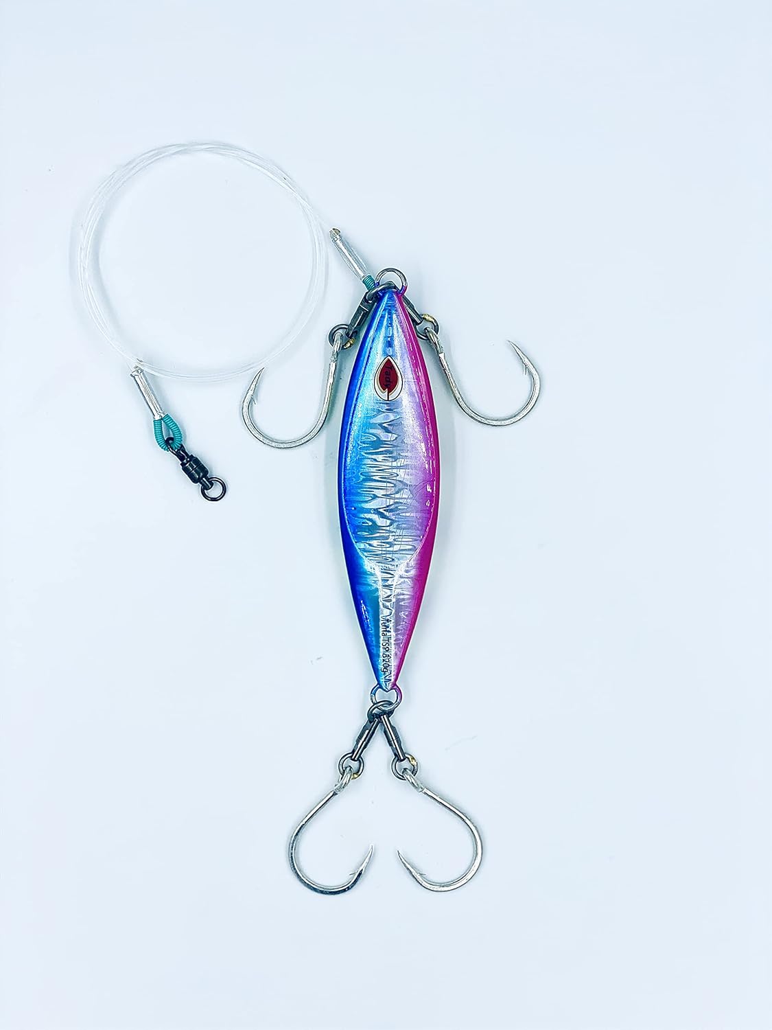 Tady TSP Tuna Pre-Rigged Slow Pitch Jigs Saltwater Jigging Lures for Tuna Fishing