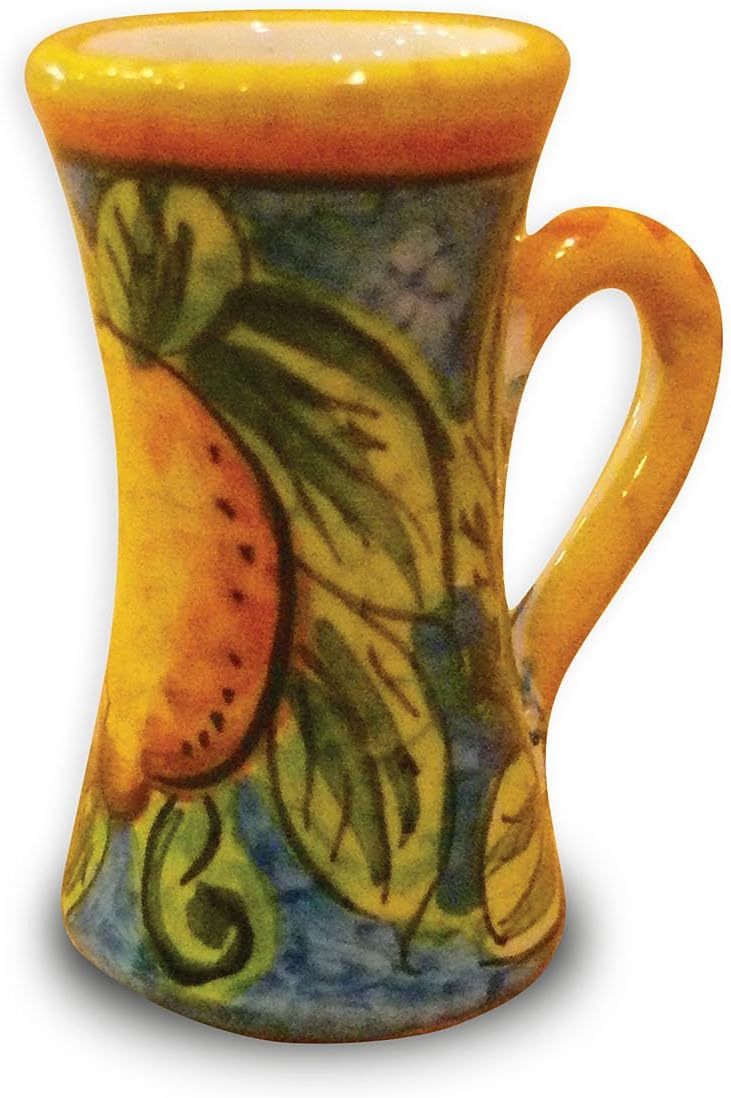 Hand Painted Limone Limoncello Cup From Italy