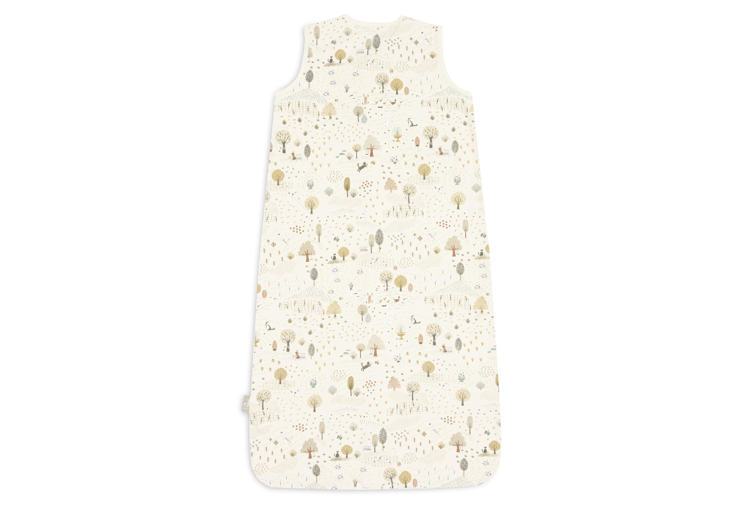 Jollein Gigoteuse bébé en jersey - 110 cm - Tiny Park - 100% coton - 0,5 TOG - gigoteuse d’été - avec fermeture éclair - certifiée OEKO-TEX