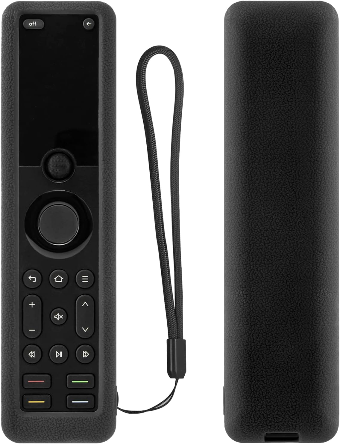 SofaBaton X1 Universal Remote Protective Silicone Remote Case for SofaBaton X1 All-in-One Smart Universal Remote Shockproof Anti-lost Remote Cover with Loop (Black)