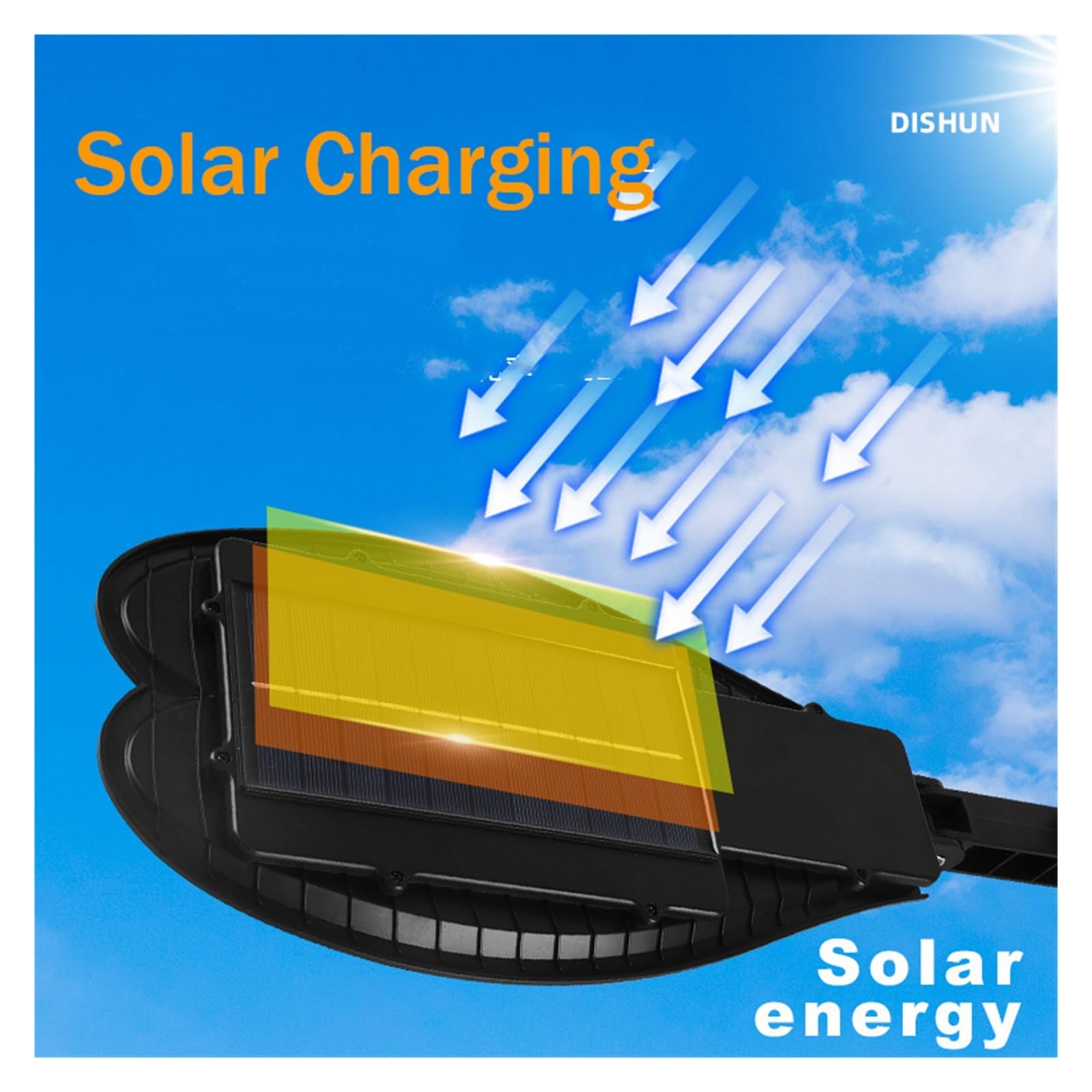 Zewnętrzna lampa solarna, 700w lampa słoneczna zewnętrzna lampa solarna zasilana światłem słonecznym wodoodporny czujnik ruchu PIR oświetlenie uliczne Led do dekoracji ogrodu(D)