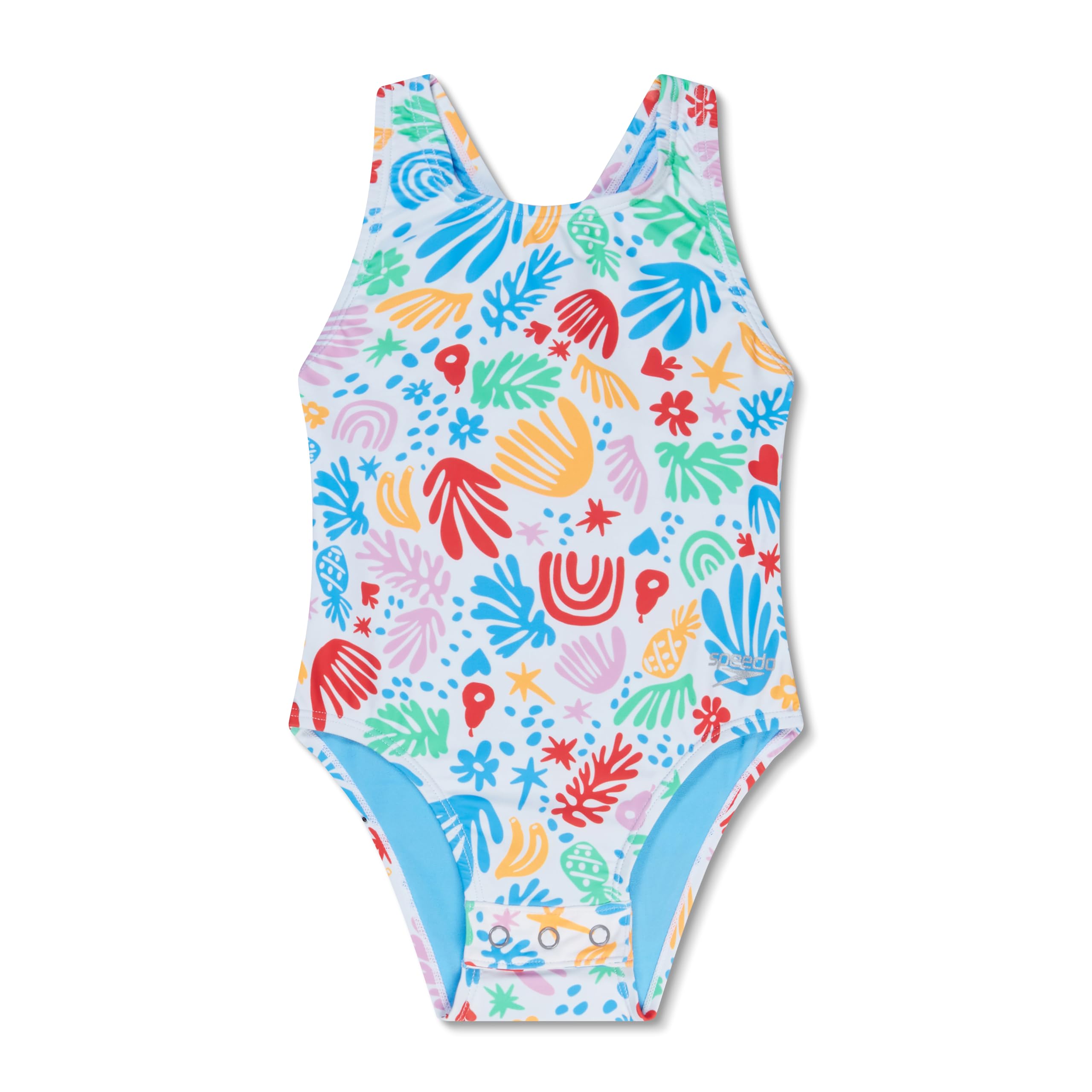 Costume Intero Bambina Con Schiena Muscleback – Resistente Al Cloro, A Asciugatura Rapida, Per Piscina E Spiaggia - copertina