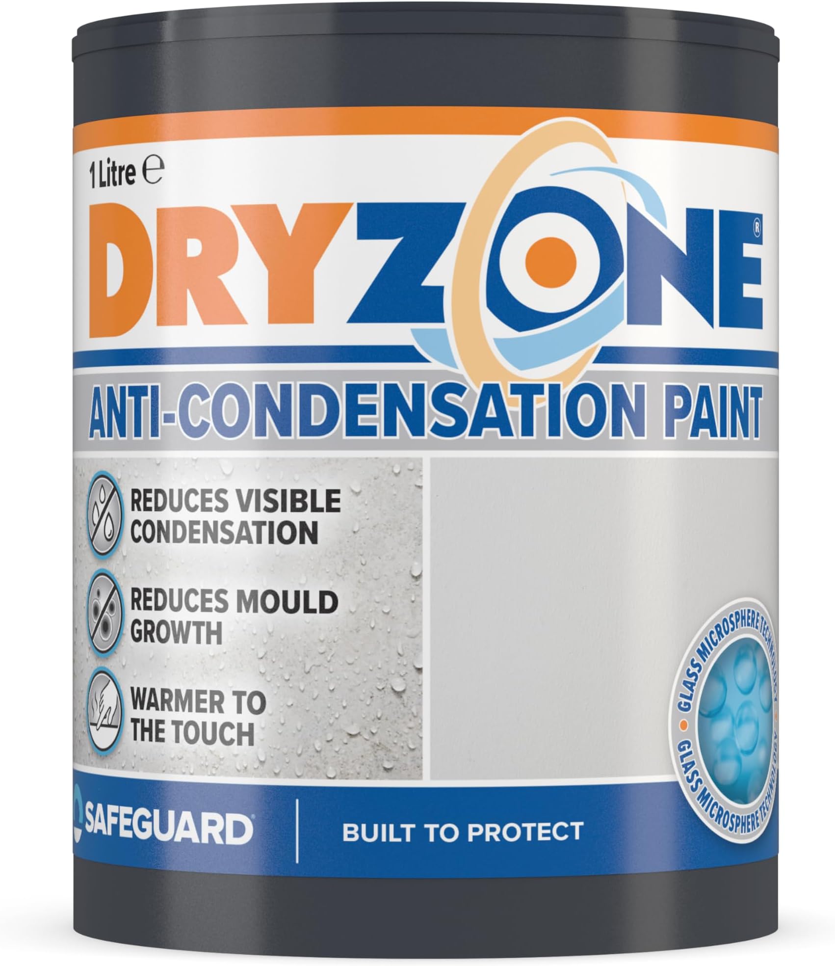 Anti Condensation Paint (1 Litre, White, Matt Finish) Thermal Paint that helps prevent mould and fungal growth