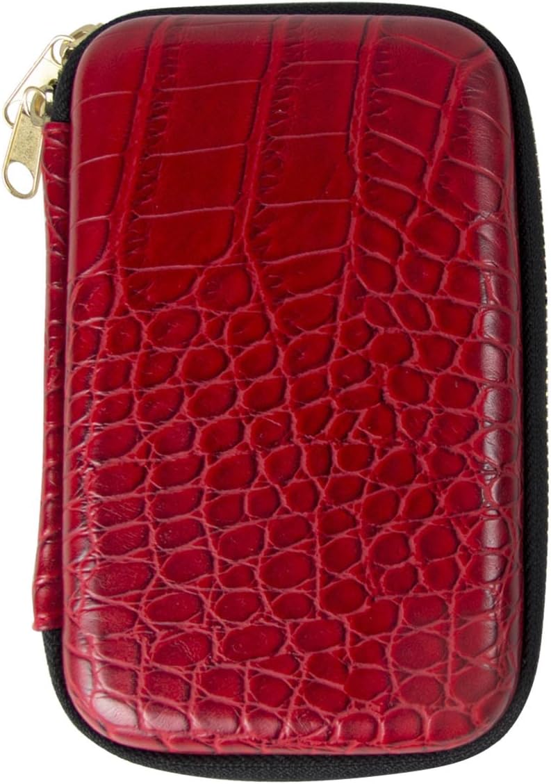 Electric Vitta Crocodile – HDD/SSD Universal PU Dust Resistant; Scratch resistant; Shock resistant Splashproof (Skin, Red)