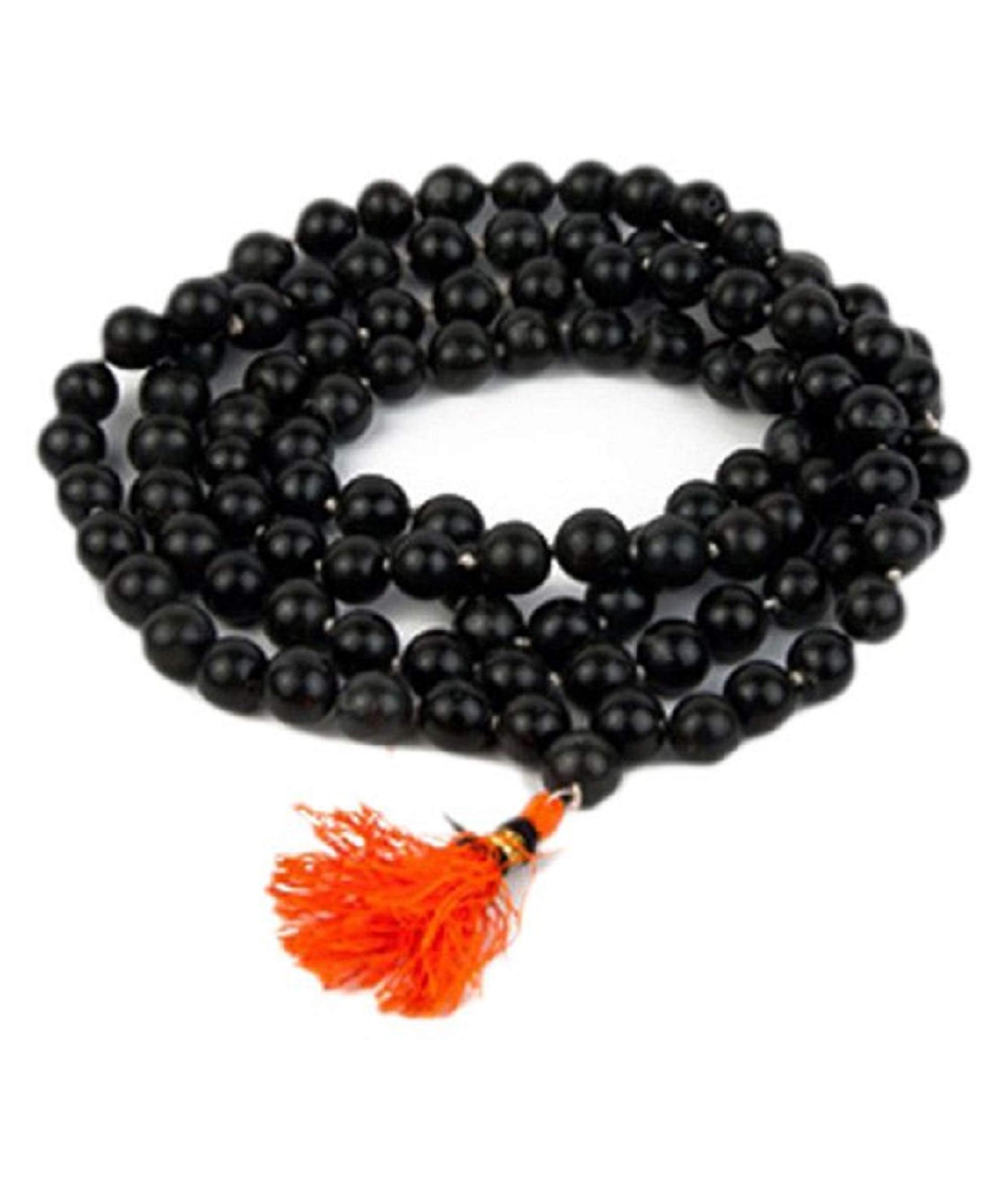 Minprice Black Tourmaline Stone Jap Mala 6mm Round Beads | Natural Healing Crystal Gemstone for Prayer Meditation, Enhance Protection from Negative Energies, Positive Energy, Spiritual Growth 108 beads-image-42