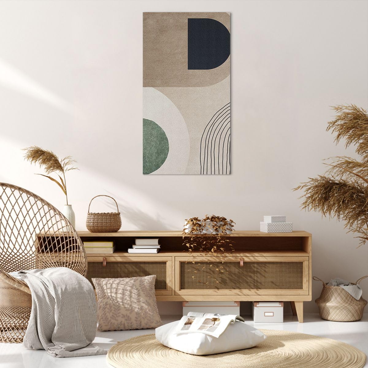 Cuadros Decoracion Salon Minimalismo Pedazo Abstracción Lienzos decorativos 65x120cm Cuadro Sobre Lienzo Moderno Vertical Dormitorio Cuadros Pared Imágenes Wall Art Prints Decor Grande PA65x120-5665