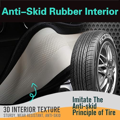 Miniatura 5 de PINCTROT - Funda brillante para volante con diamantes de imitación gigantes, cubierta cómoda y antideslizante de piel con diamantes de imitación,