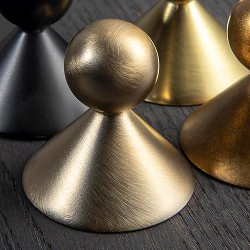 Miniatura 3 de Goo-Ki Perillas de cajón de gabinete Hardware de cocina de aleación de zinc de bronce champán, 3002DK-UBR