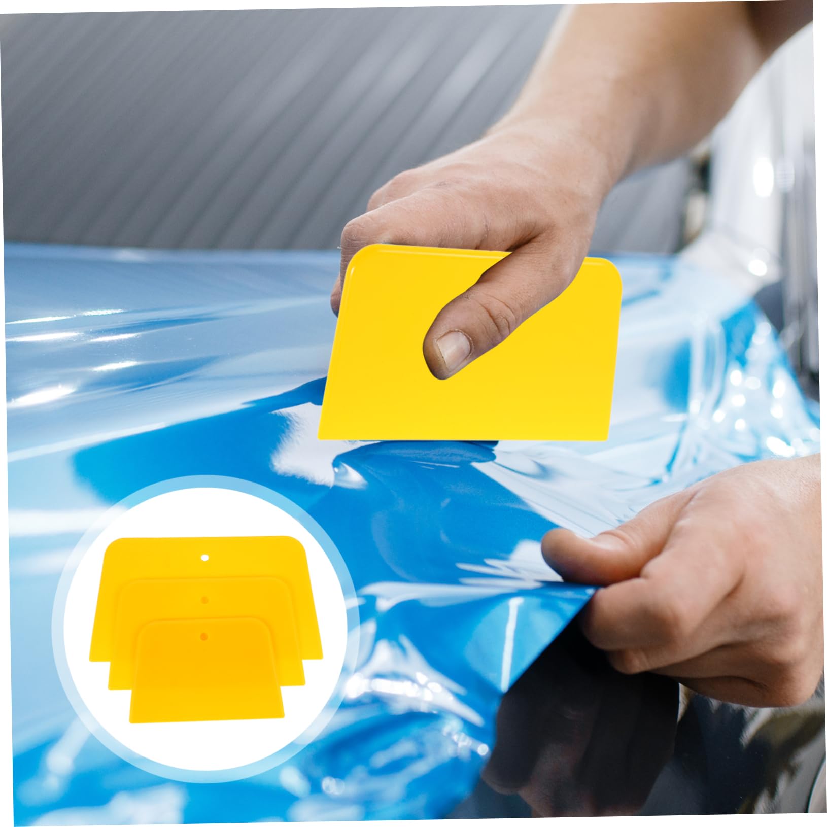 COOLHIYA Soft Body Filler Spreaders Auto Body Spreader for Automotive Fillers Car Repair Tool