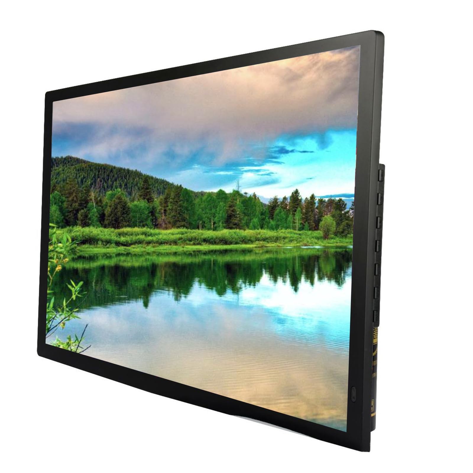 Großer Digitaler Fotorahmen 32-Zoll 1920 * 1080 IPS-Display, Bewegungssensor, Einfache Einrichtung (Color : Black)
