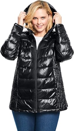 Woman Within Packable Puffer Jacket
