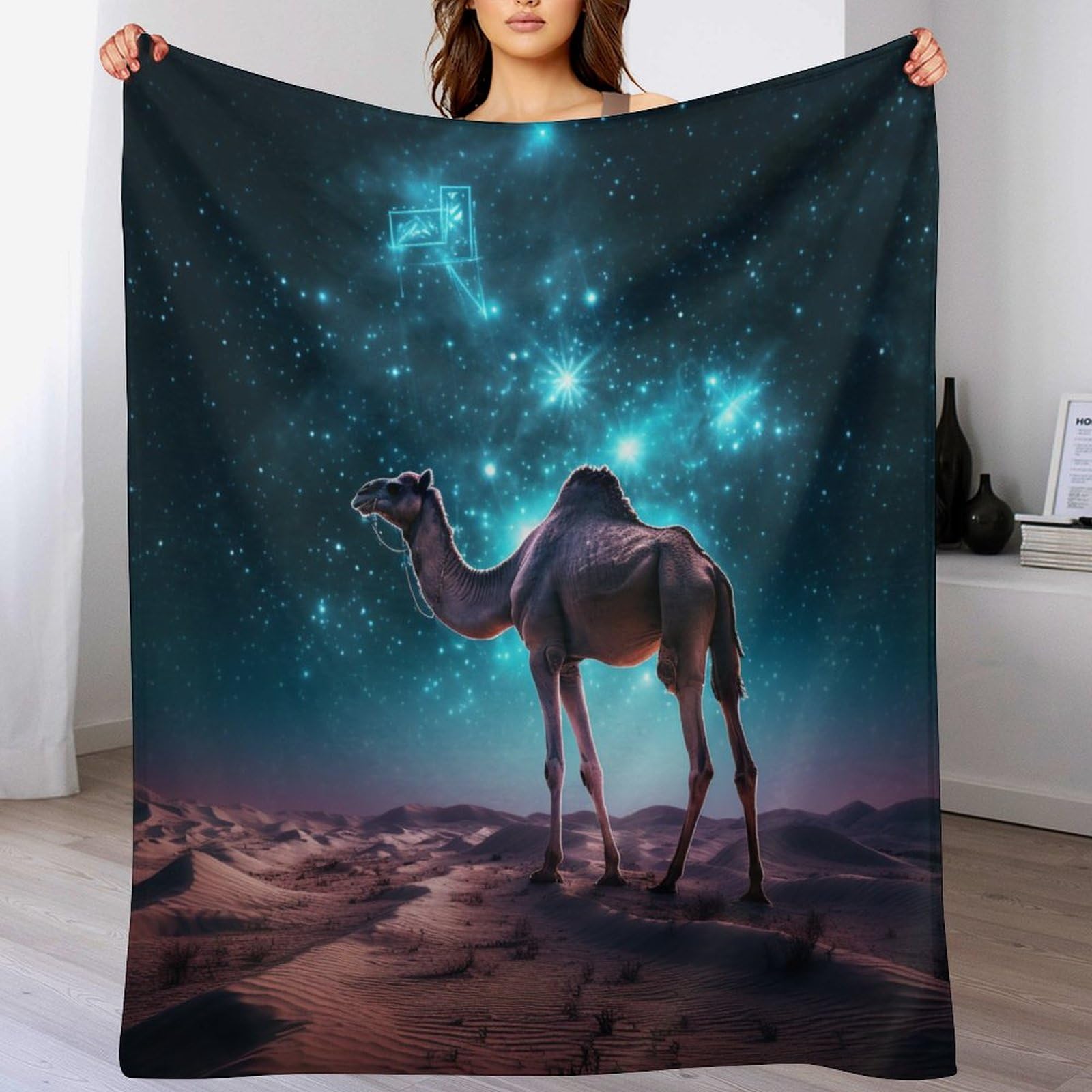 Manta de franela para sofá de 150x200 cm contra el frío