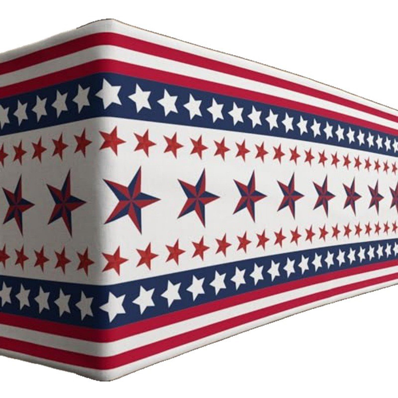 Elnwnnkc Multicolor Anniversary Patriotic Table Runner Linen Materials For Festival Decorations And Celebration Cotton Nationalistic Flag