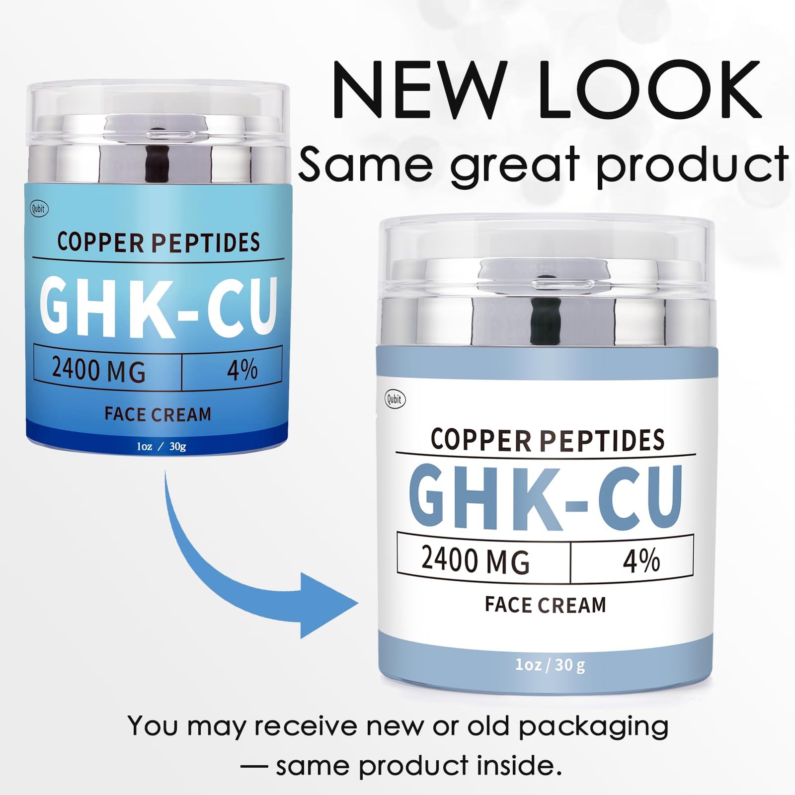 advanced ghk-cu copper peptide face cream 2400mg Amazon.com: QUBIT GHK-Cu Copper Peptide Face Cream – 4% Peptides Moisturizer  for Fine Lines, Wrinkles, Firming, Deep Hydration & Collagen – 2400mg GHK-Cu  – for All Skin Types, 30g : Beauty &