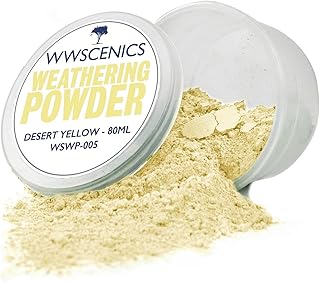 WWScenics | Weathering Powders | Desert Yellow â€“ WSWP-005-80ml