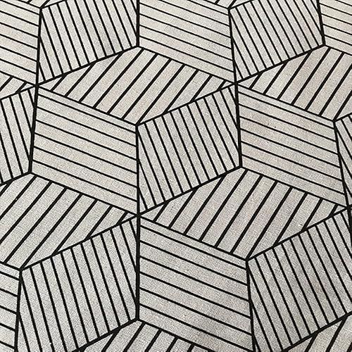 Sheicon The Yard - Tela con estampado de olas del océano por yarda, mezcla de lino y algodón, tela decorativa estilo japonés para proyectos de