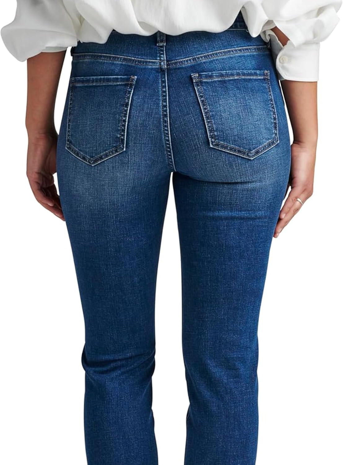 Jag Jeans Womens Ruby Mid Rise Straight Leg Jeans - Image 5