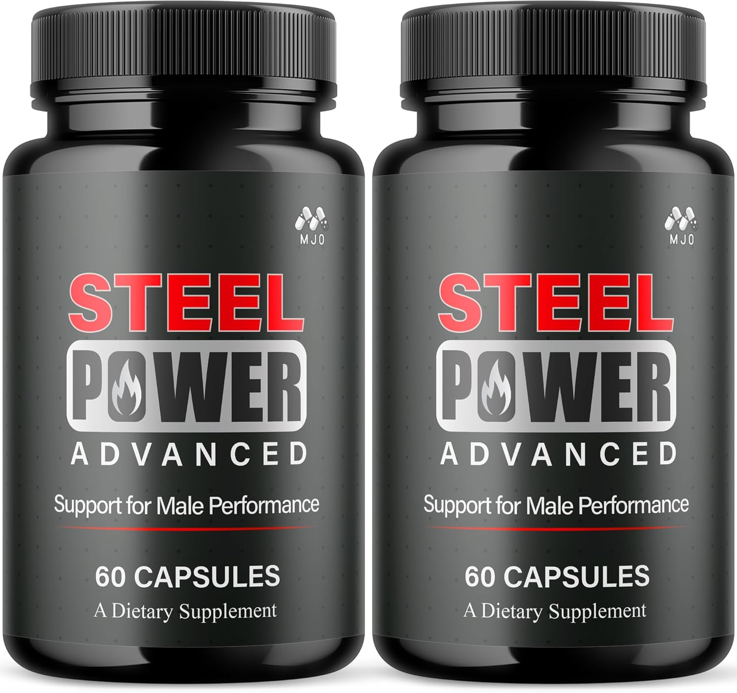 (2 Pack) Steel Power Capsules, Official Steel Power for Men with All Natural Ingredients, Advanced SteelPower Men's Health and Wellness Formula Pills with Maximum Strength Multivitamins (120 Capsules)