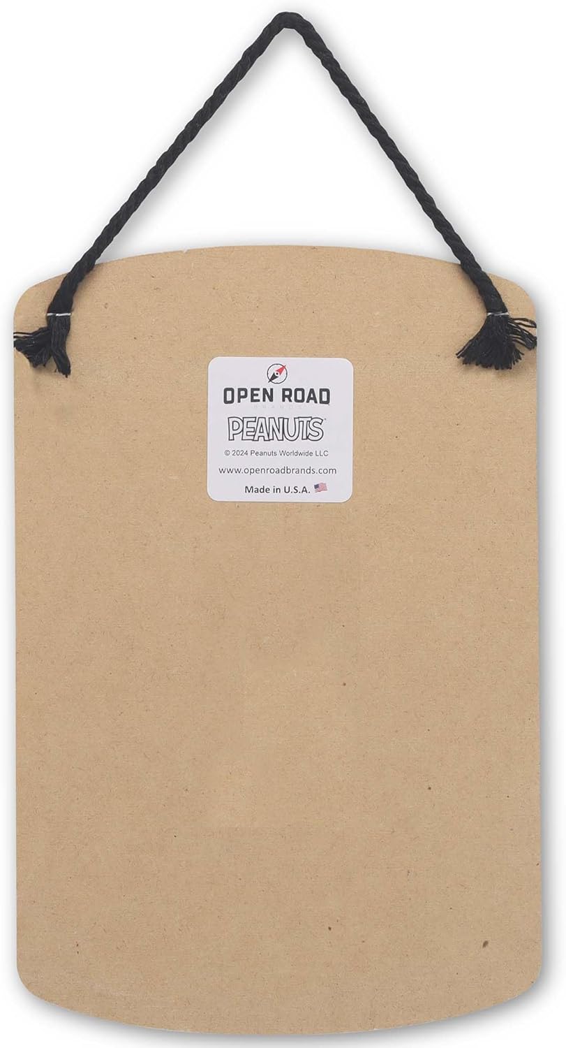 Peanuts Snoopy Happiness Is the First Day of Snow Hanging Wood Wall Decor - Fun Snoopy Sign for Christmas or Winter Decor - Image 3