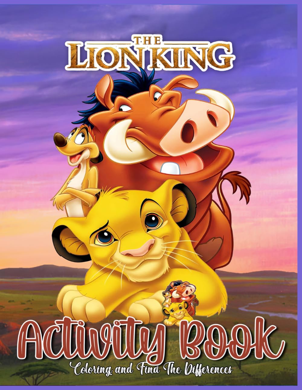 Activity Book: Coloring and Find The Differences For Adults and Kids