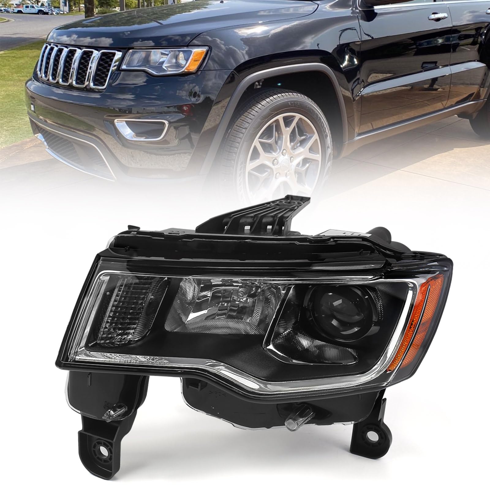 Amazon.com: Huray Left Headlight Assembly for Jeep Grand Cherokee 