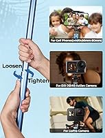 Vista 3 de 118'' 9.8ft Long Selfie Stick for iPhone, Android, Extended Super Long Pole, Selfie Stick Tripod with Remote, for Selfies/Video Recording, Includes
