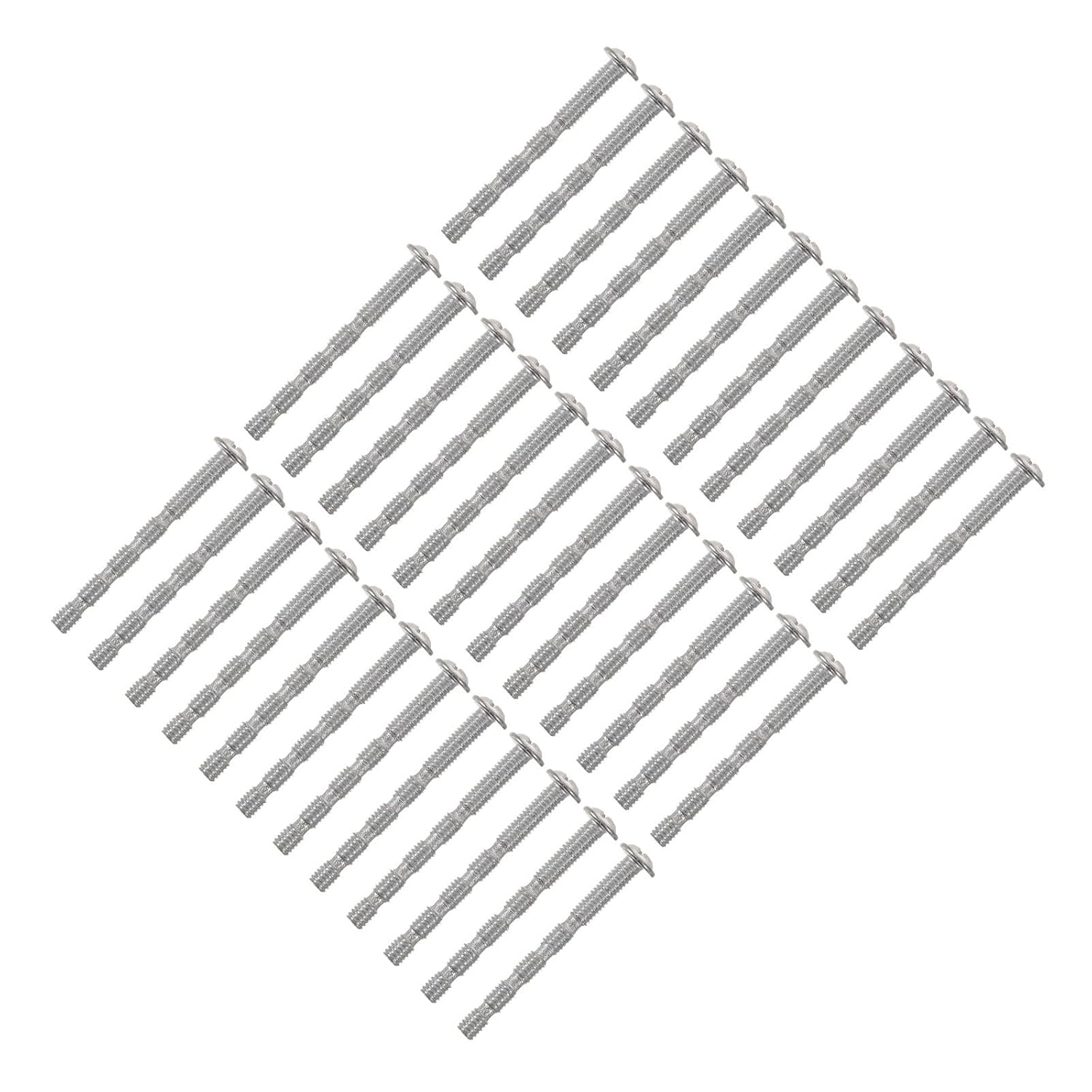 100pcs Furniture Breakaway Screws M4x40mm Thread Forming