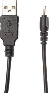 Kingfisher Technology - 90cm Black USB Charger Charging Power Cable Lead Adaptor (22AWG) Compatible with BTS 06 Bluetooth Shower Speaker