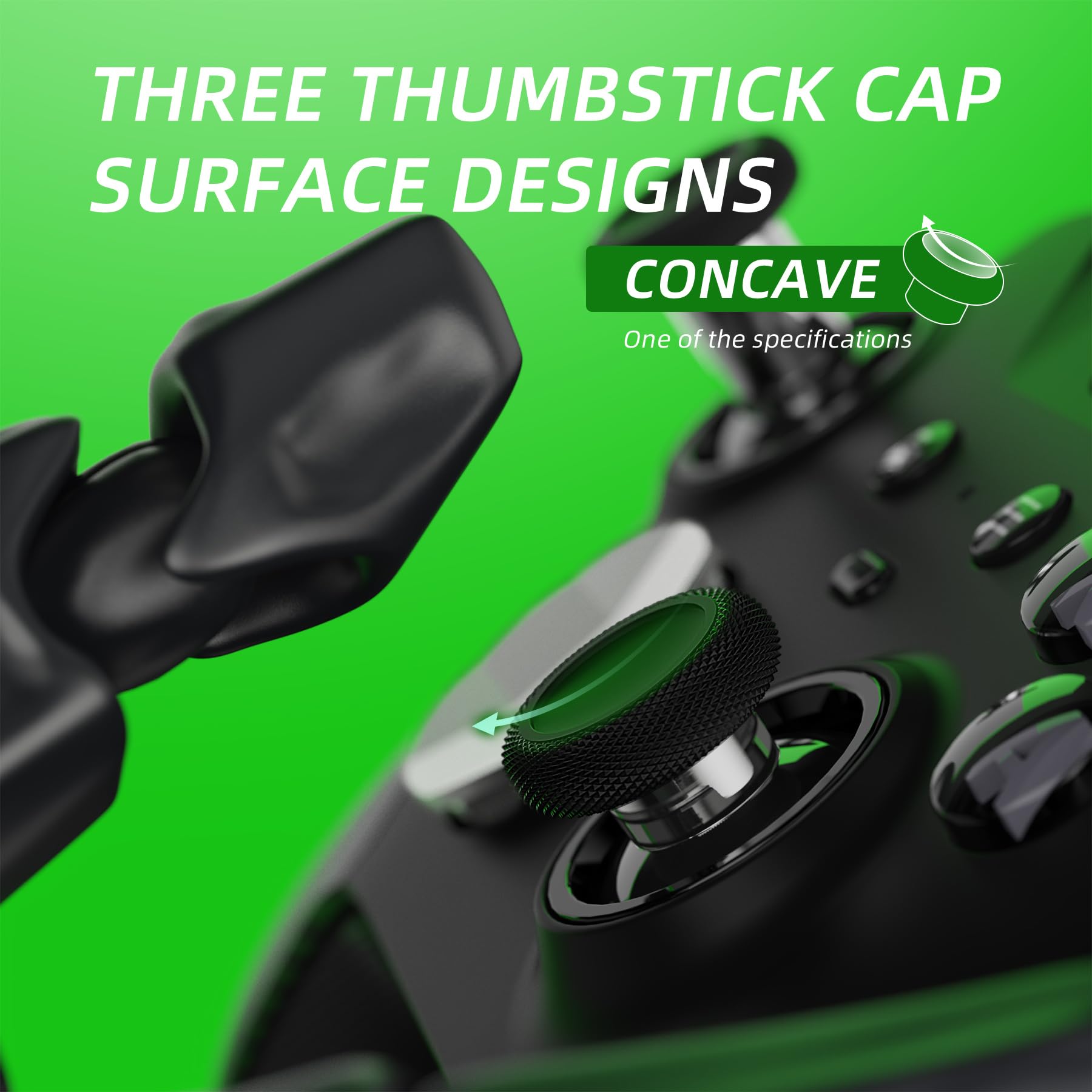 eXtremeRate Joysticks avec D-Pad Bouton Palettes Métal pour Xbox Elite/Series 2 Core Manette, Bouton de Remplacement pour Xbox Elite Series 2, 12 en 1 Argenté et Argenté