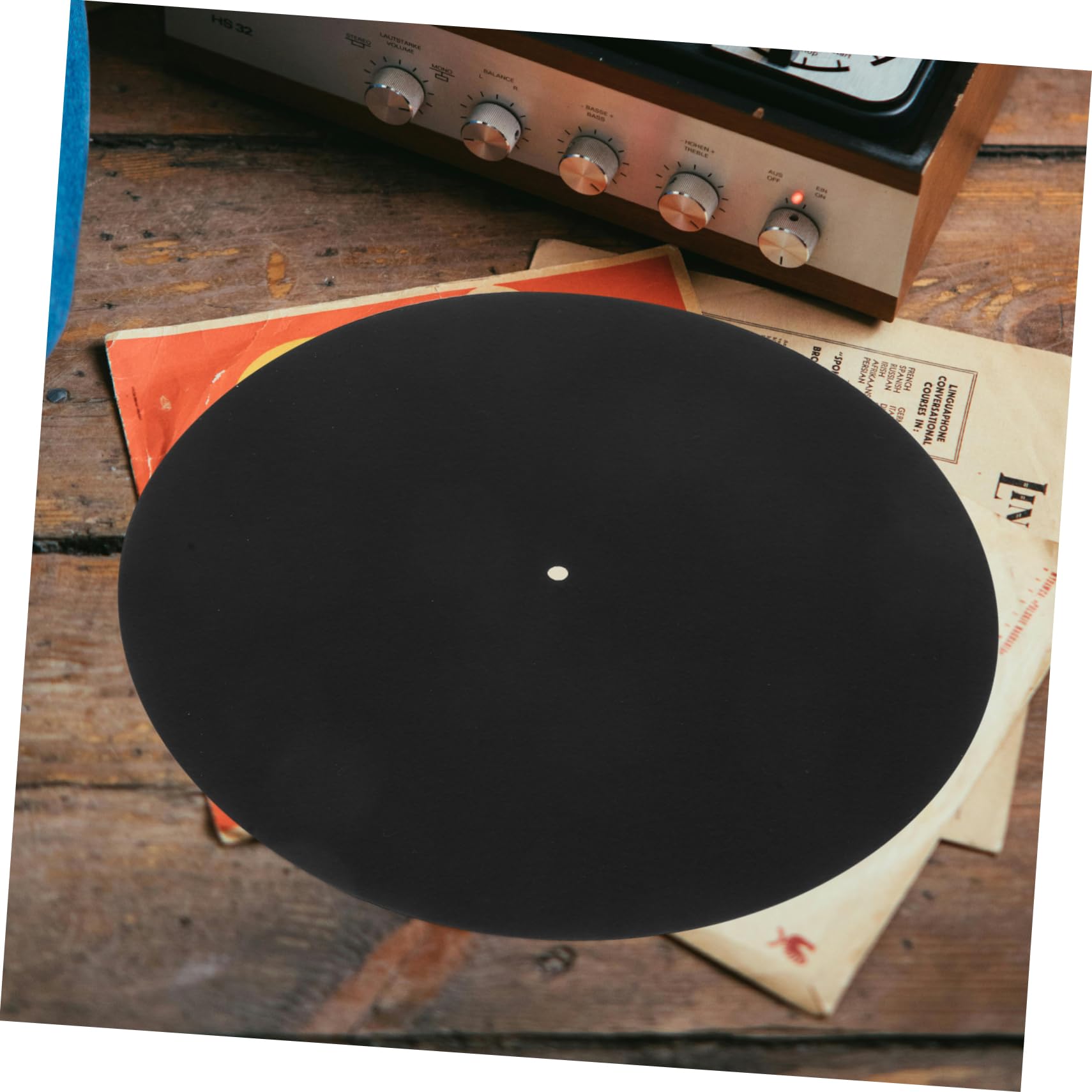 Levemolo Record Protective Pad Vinyl Turntable Mat Wool Record Pad Music Supply Easy to Use
