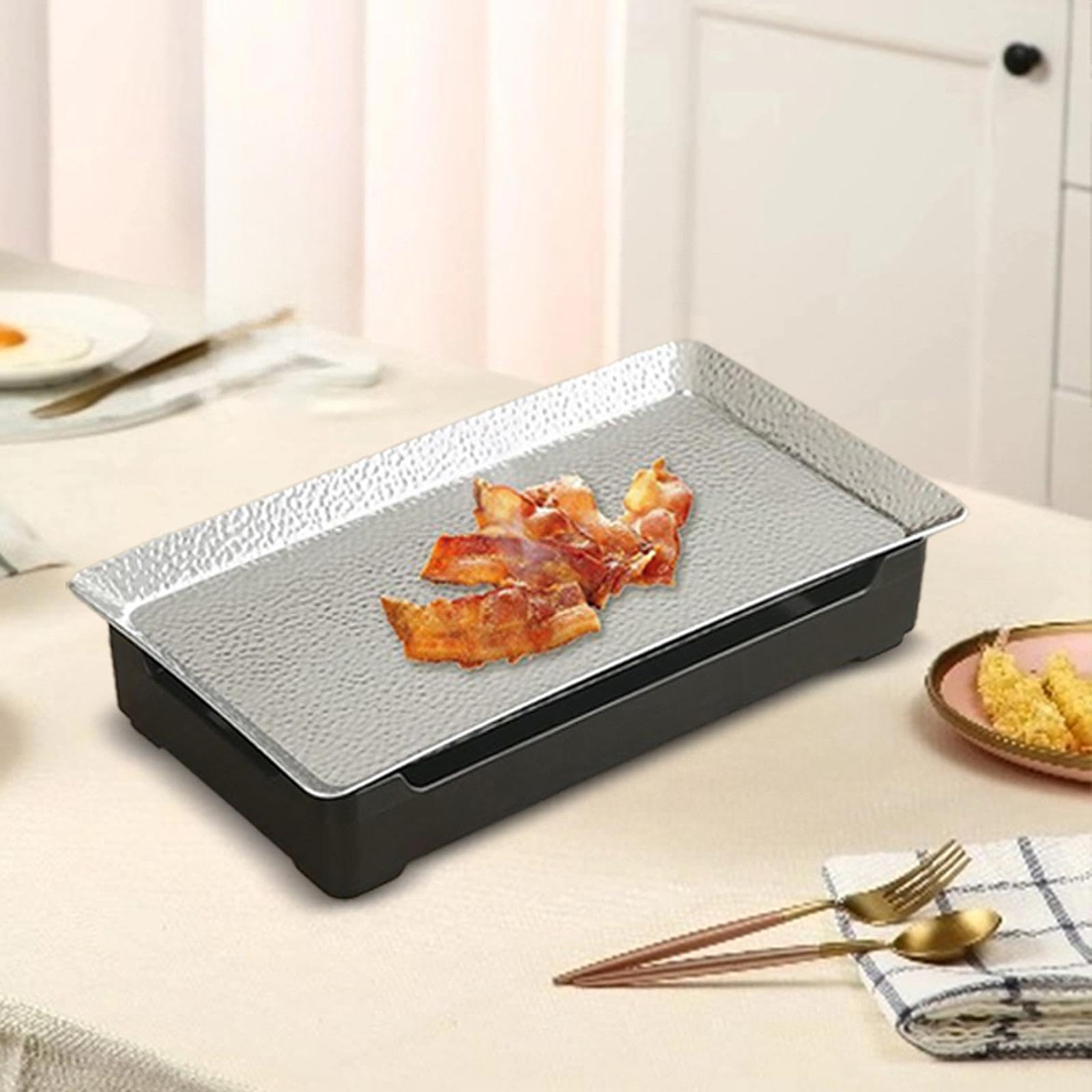 BNF®Japanese Barbecue Grill Steak Pan Tabletop Grill for Wedding Catering Dining 33cmx18cm|Home & Garden | Kitchen Dining & Bar | Small Kitchen Appliances 2