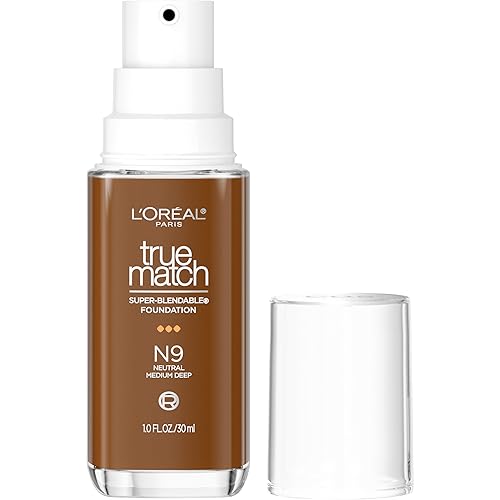 Vista 62 de L'Oreal Paris True Match - Base líquida supermezclable, maquillaje de base líquida de cobertura media, C0.5, ligero, 1 onza líquida