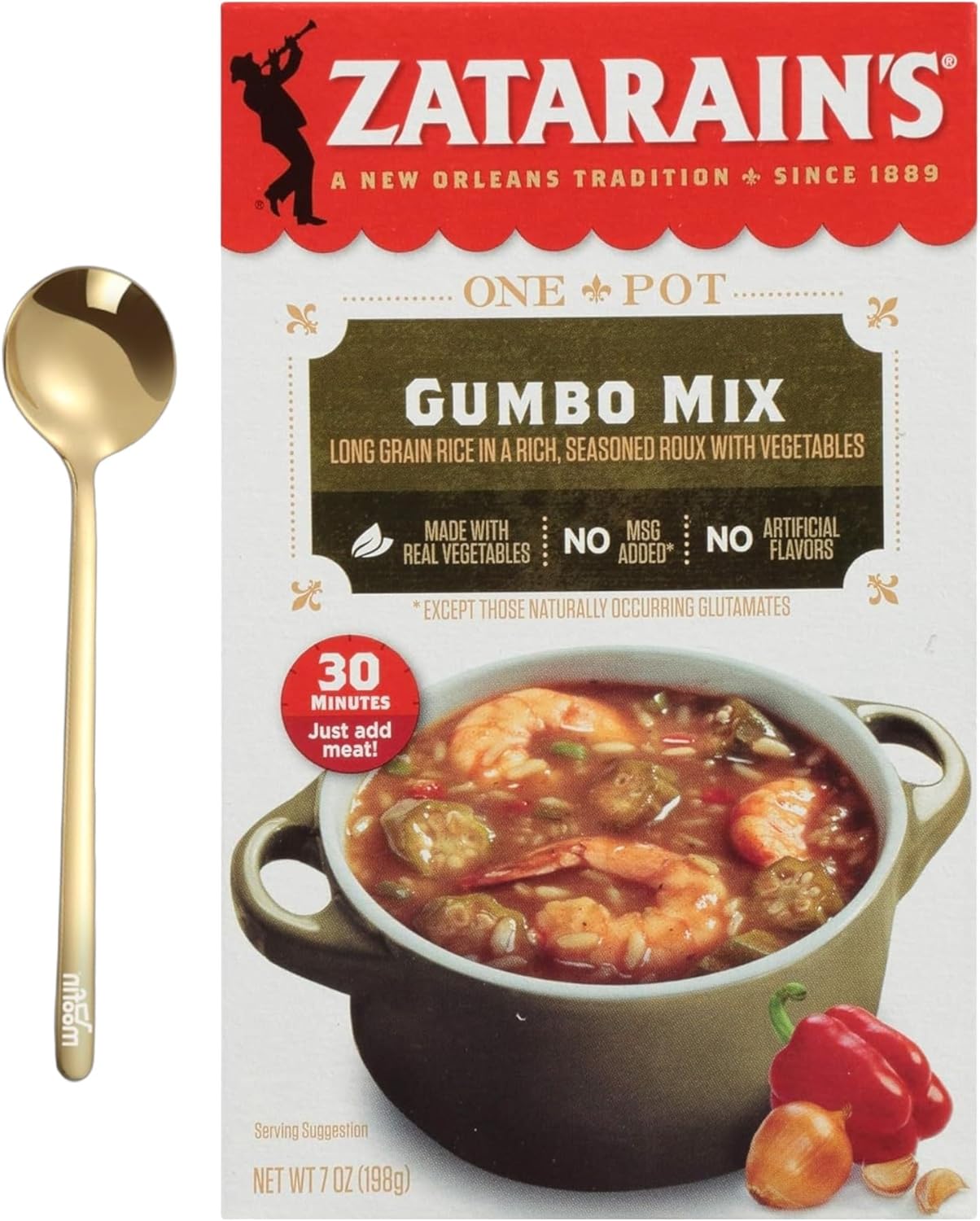 Zatarain's Gumbo Mix, 7 Oz Ideal for Authentic Louisiana
