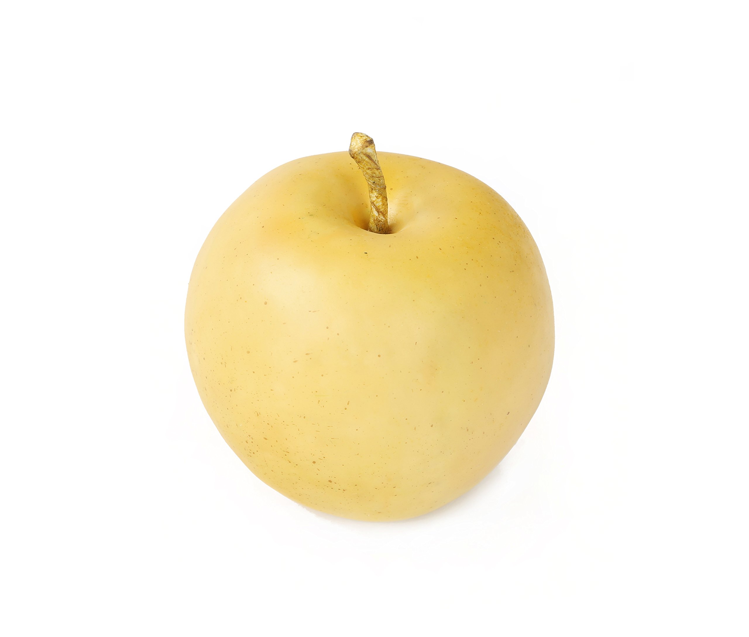 Closer2Nature - Vibrant Artificial Golden Delicious Apple, Fake food for Display Excellent Home, Hotel, Livingroom, Kitchen Decoration