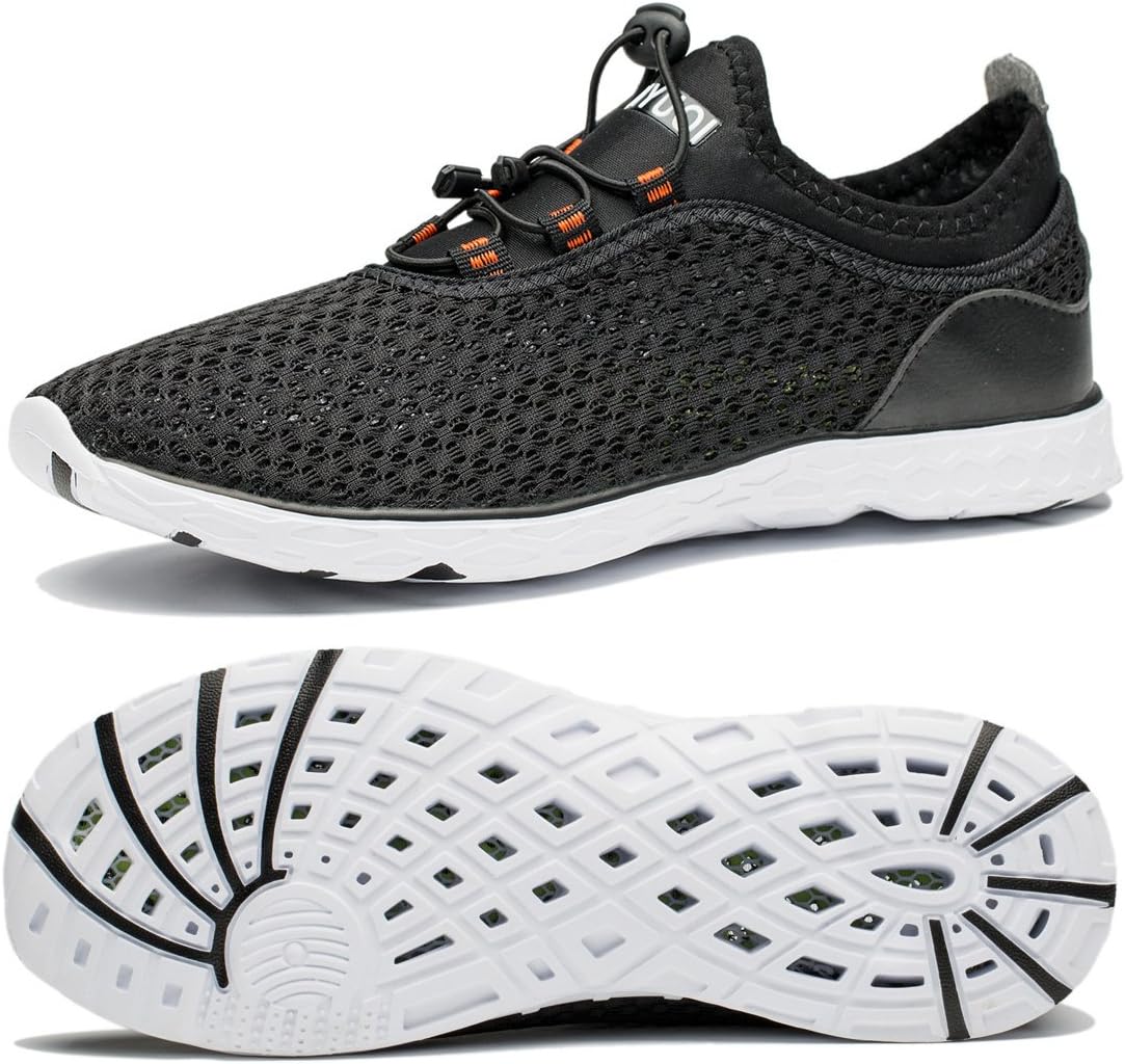 Women's Mesh Slip On Water Shoes,Black,37EU/6.5US